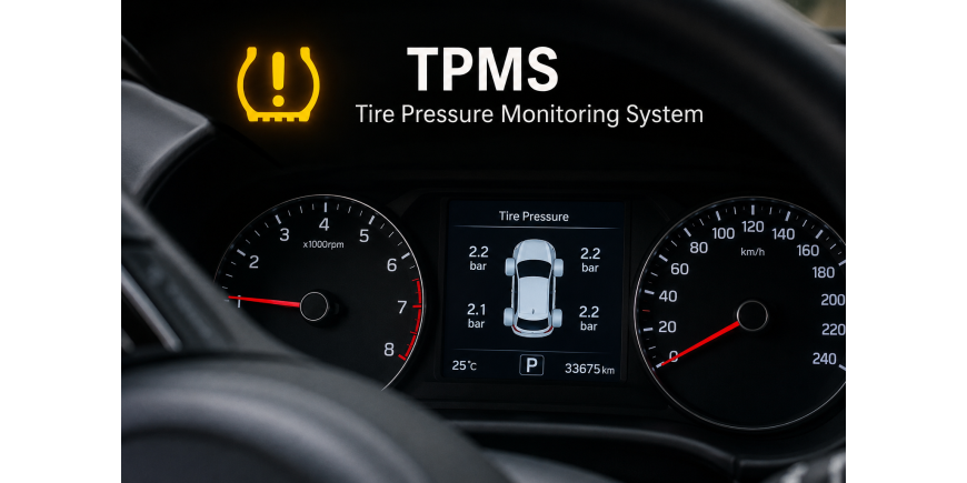 Що таке TPMS: як працює система контролю тиску в шинах